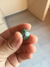 Load image into Gallery viewer, 14.3-17.3mm 100% natural type A icy watery light green jadeite jade band ring beads group BL10