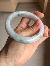 Load image into Gallery viewer, 55.6mm Certified type A 100% Natural sunny green/purple/yellow(Fu LU SHOU) Jadeite bangle BN41-5127