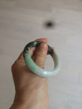 Load image into Gallery viewer, 51 mm Certified Type A 100% Natural fresh sunny green/white Jadeite Jade AX11-1655