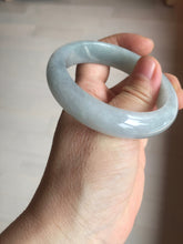 Load image into Gallery viewer, 53.4mm Certified Type A 100% Natural icy watery light green purple jadeite Jade bangle BK121-3399