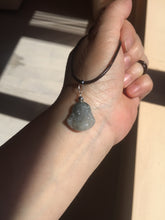 Load image into Gallery viewer, 100% Natural type A black white(Wuji 乌鸡, Shuimo 水墨) small happy Buddha (拇指佛) jadeite Jade pendant group PB44