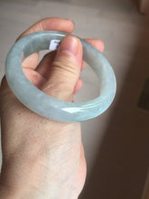 Load image into Gallery viewer, 53.4mm Certified Type A 100% Natural icy watery light green purple jadeite Jade bangle BK122-3397