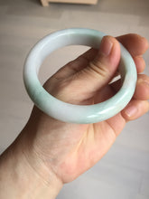 Load image into Gallery viewer, 55.5mm Certified Type A 100% Natural green white Jadeite Jade bangle BQ58-6877