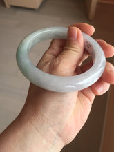 Load image into Gallery viewer, 60.4mm certified Type A 100% Natural icy watery light green/purple Jadeite Jade bangle BF145-9528