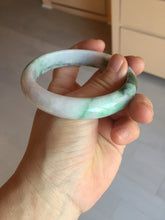 Load image into Gallery viewer, 60.2mm certificated Type A 100% Natural dark green/sunny green/white/purple Jadeite Jade bangle AA102-3268