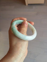 Load image into Gallery viewer, 57mm Certified Type A 100% Natural sunny green/white/ Jadeite Jade bangle BL33-5213