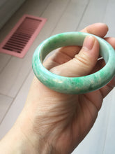 Load image into Gallery viewer, 52.3mm Certified Type A 100% Natural sunny green yellow white Jadeite bangle PC164-8128