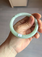 Load image into Gallery viewer, 55.7mm Certified 100% natural Type A light green round cut jadeite jade bangle BL54-3291