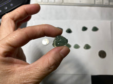 Load image into Gallery viewer, 100% Natural type A icy watery dark green(老油青) happy Buddha jadeite pendant BP178