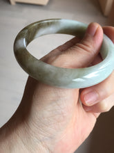 Load image into Gallery viewer, 59.2mm certified Type A 100% Natural green brown pink Jadeite Jade bangle BL120-9433