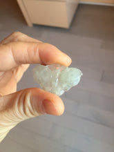 Load image into Gallery viewer, 100% Natural type A icy watery light green clear Jadeite Jade butterfly pendant PH113-4