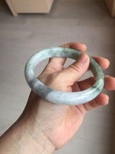 Load image into Gallery viewer, 66.5mm certified 100% natural Type A ligit green purple white gray Breeze of Provence series(普罗旺斯的风) jadeite jade bangle AZ171-1025
