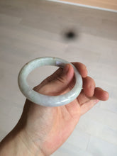 Load image into Gallery viewer, 55.5mm Certified type A 100% Natural light green/purple Jadeite bangle AZ89-1624