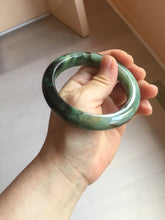 Load image into Gallery viewer, 58.7mm Certified 100% natural Type A dark green/sunny green/black/red/brown jadeite bangle PD81-9784