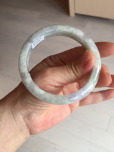 Load image into Gallery viewer, 58.5mm Certified Type A 100% Natural white/light purple/green Jadeite Jade bangle BF121-1927