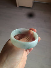 Load image into Gallery viewer, 52.2mm certified 100% natural Type A sunny green/white/purple jadeite jade bangle BK7-2419