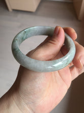 Load image into Gallery viewer, 59mm Certified Type A 100% Natural green gray Jadeite Jade bangle BN17-7070