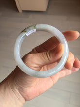 Load image into Gallery viewer, 57.6mm Certified Type A 100% Natural icy watery white purple black brown Jadeite Jade bangle BM21-7700