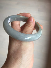 Load image into Gallery viewer, 57mm Certificated 100% natural type A light green/gray/black jadeite jade bangle BP53-5969