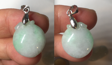 Load image into Gallery viewer, 100% natural type A icy watery sunny green/purple/clear small Jadeite Jade pendant group BL47