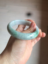 Load image into Gallery viewer, 56.4mm certificated Type A 100% Natural sunny green Jadeite Jade bangle Z129-2352