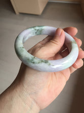 Load image into Gallery viewer, 61.5mm Certified Type A 100% Natural dark green/green/brown/black/purple chubby Jadeite bangle PB234-1099