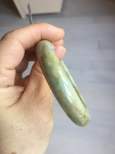 Load image into Gallery viewer, 56.5mm certified Type A 100% Natural light green/yellow/red/white Jadeite Jade bangle AZ196-2756