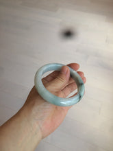 Load image into Gallery viewer, 58mm Certified Type A 100% Natural green/white Jadeite Jade bangle AX79-4354