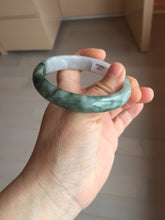 Load image into Gallery viewer, 57mm Certified 100% natural Type A light green/purple white Whispers of the Spring Breeze jadeite jade bangle PH98-5427