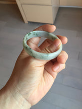Load image into Gallery viewer, 50.2mm certified 100% natural Type A light green/gray/purple jadeite jade bangle PD202-2389