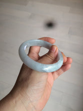 Load image into Gallery viewer, 56.4mm 100% natural Type A icy light green/purple jadeite jade bangle AX52-0307