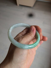 Load image into Gallery viewer, 56.9mm certified 100% natural Type A sunny green jadeite jade bangle L150-5348