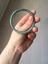 Load image into Gallery viewer, 53.2mm Certified Type A 100% Natural light green/blue slim round cut Guatemala Jadeite bangle BS61-4632