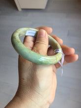 Load image into Gallery viewer, 56.5mm certified Type A 100% Natural light green/yellow/white Jadeite Jade bangle AZ197-2732