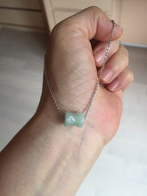 Load image into Gallery viewer, 100% Natural type A green/white small waist drum/yoyo jadeite Jade pendant necklace group BP117