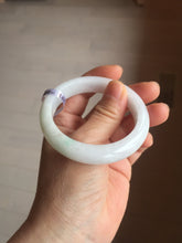 Load image into Gallery viewer, 53mm certified 100% natural Type A white/sunny green/red Jadeite jade bangle AE264-8013