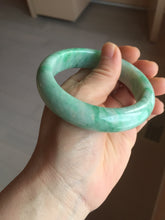 Load image into Gallery viewer, 57.5mm Certified Type A 100% Natural sunny green yellow white Jadeite bangle PC163-8119