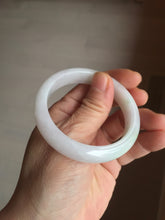 Load image into Gallery viewer, 50.5mm certified 100% natural Type A light green/purple/white jadeite jade bangle AA115-1047