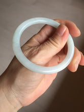 Load image into Gallery viewer, Shopify only 5385mm Certified 100% natural Type A light green white jadeite jade bangle AX135-0224 add on item