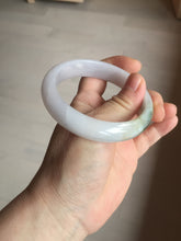 Load image into Gallery viewer, 57.7mm Certified 100% natural Type A dark green white purple jadeite jade bangle AH91-3014