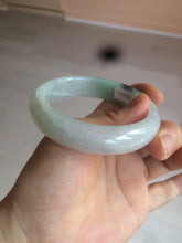 Load image into Gallery viewer, 55.6mm Certified type A 100% Natural icy watery light green Jadeite bangle AY24-1699
