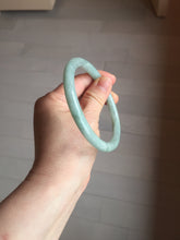 Load image into Gallery viewer, Sold, please don't order. Thanks. 64.7mm Certified type A 100% Natural light green round cut Jadeite bangle J143-(1947)
