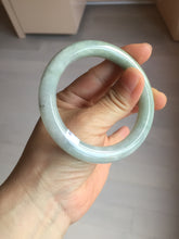 Load image into Gallery viewer, 54.8mm certified natural 100% natural Type A light green round cut jadeite jade bangle BP2-4990
