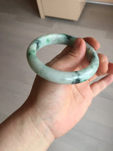 Load image into Gallery viewer, 58mm Certified Type A 100% Natural white/light purple/sunny green Jadeite Jade bangle BM65-5076