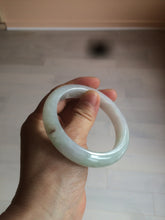 Load image into Gallery viewer, 55.8mm Certified type A 100% Natural icy watery light green red Jadeite Jade bangle AZ64-5067