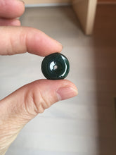 Load image into Gallery viewer, 12-18mm Type A 100% Natural blue light green dark green gray Guatemala Jadeite Jade Safety Guardian Button donuts Pendant group BS142