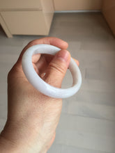 Load image into Gallery viewer, 52mm certified Type A 100% Natural green/purple/white oval Jadeite Jade bangle BM58-0261