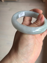 Load image into Gallery viewer, 53.4mm Certified Type A 100% Natural icy watery light green purple jadeite Jade bangle BK121-3399