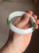 Load image into Gallery viewer, 60mm certified Type A 100% Natural sunny green yellow brown white Jadeite Jade bangle D137-1732