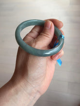 Load image into Gallery viewer, 54.2mm Certified Type A 100% Natural dark green/blue/gray/black Guatemala Jadeite jade bangle BM16-1449